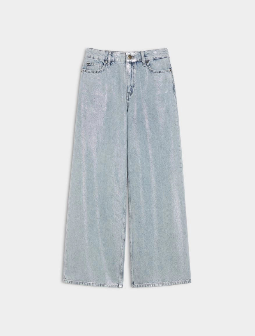 iBLUES WIDE LEG JEANS SILVER