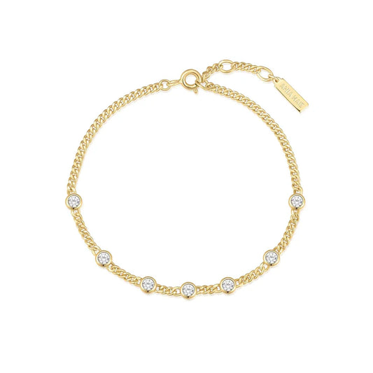ANIA HAIE ROUND STONE CHAIN BRACELET