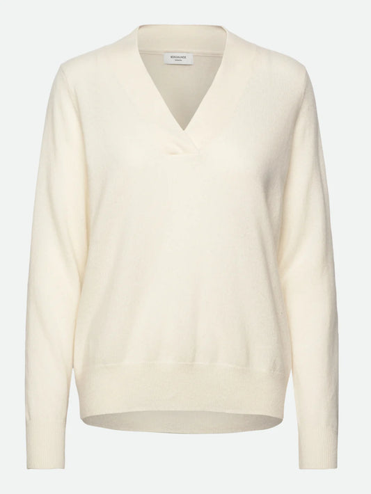 ROSEMUNDE CASHMERE V NECK PULLOVER