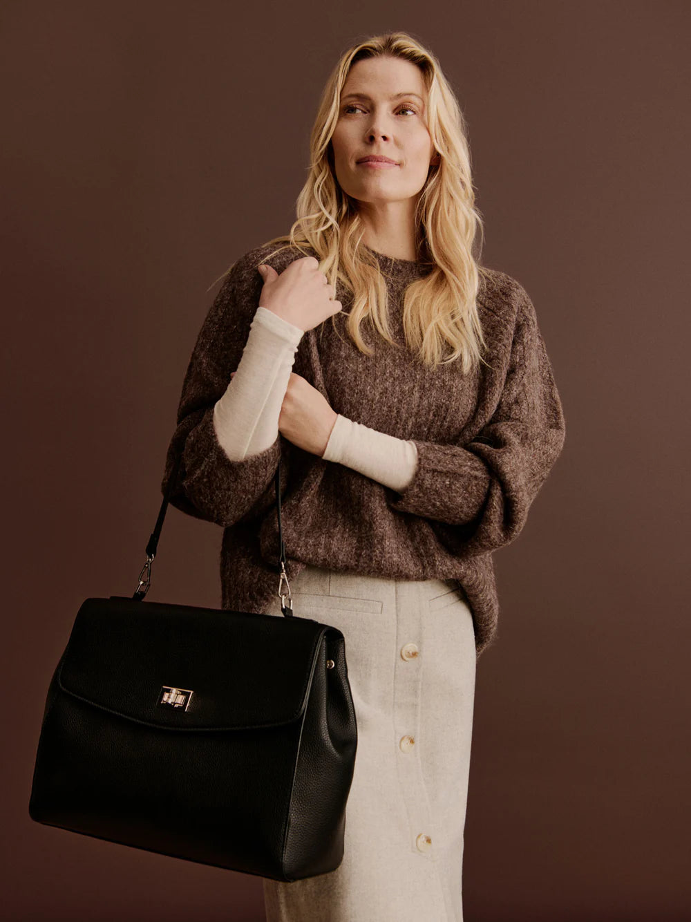 ROSEMUNDE SOPHIA WOOL LONG SKIRT