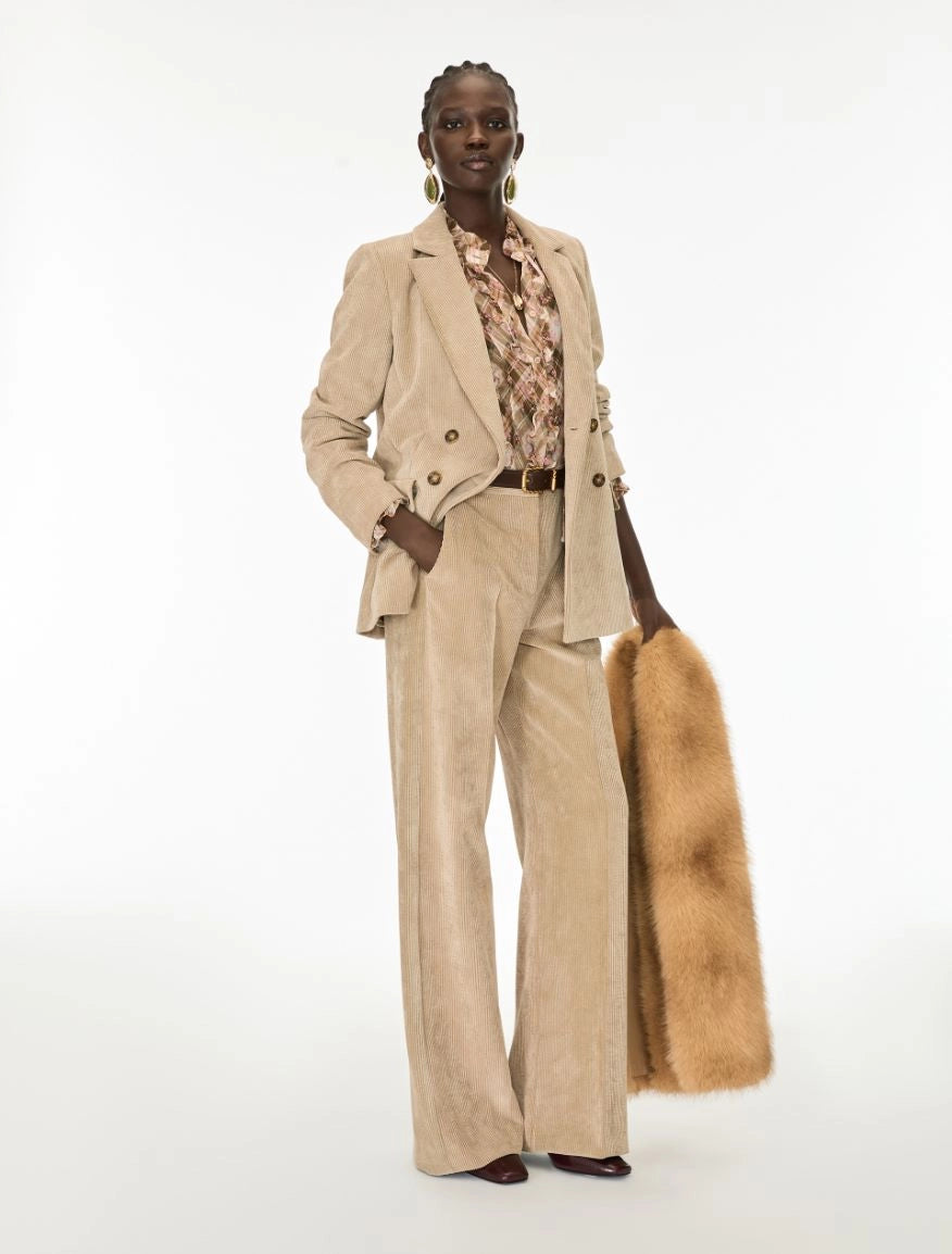 iBLUES VELVET CORD BLAZER