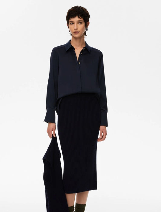 iBLUES SATIN SHIRT ACCOLTO