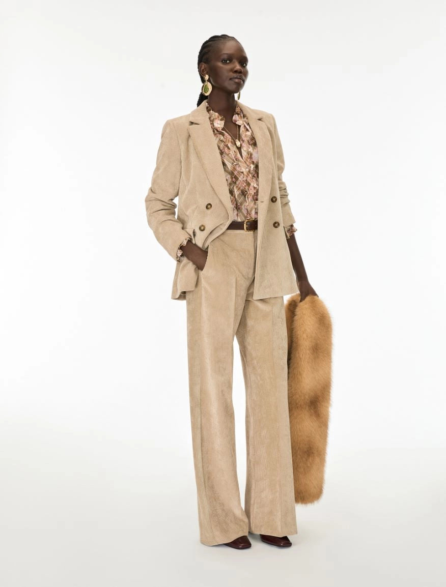iBLUES VELVET CORD TROUSERS