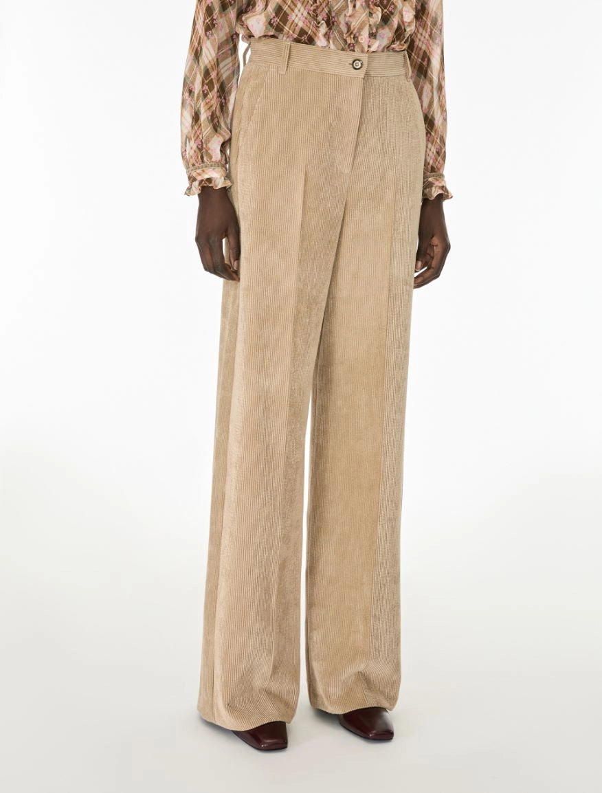 iBLUES VELVET CORD TROUSERS
