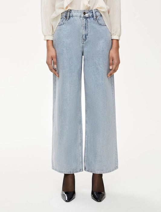 iBLUES WIDE LEG JEANS SILVER