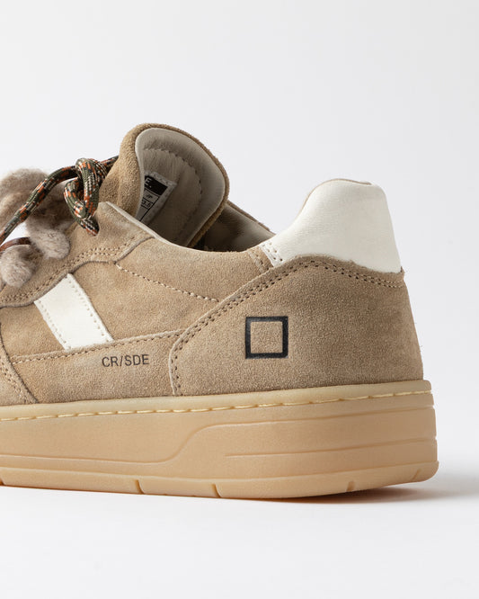 D.A.T.E SNEAKERS COURT 2.0 SUEDE CAMEL