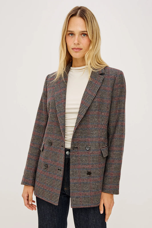 RAILS JAC BLAZER - OXFORD PLUM