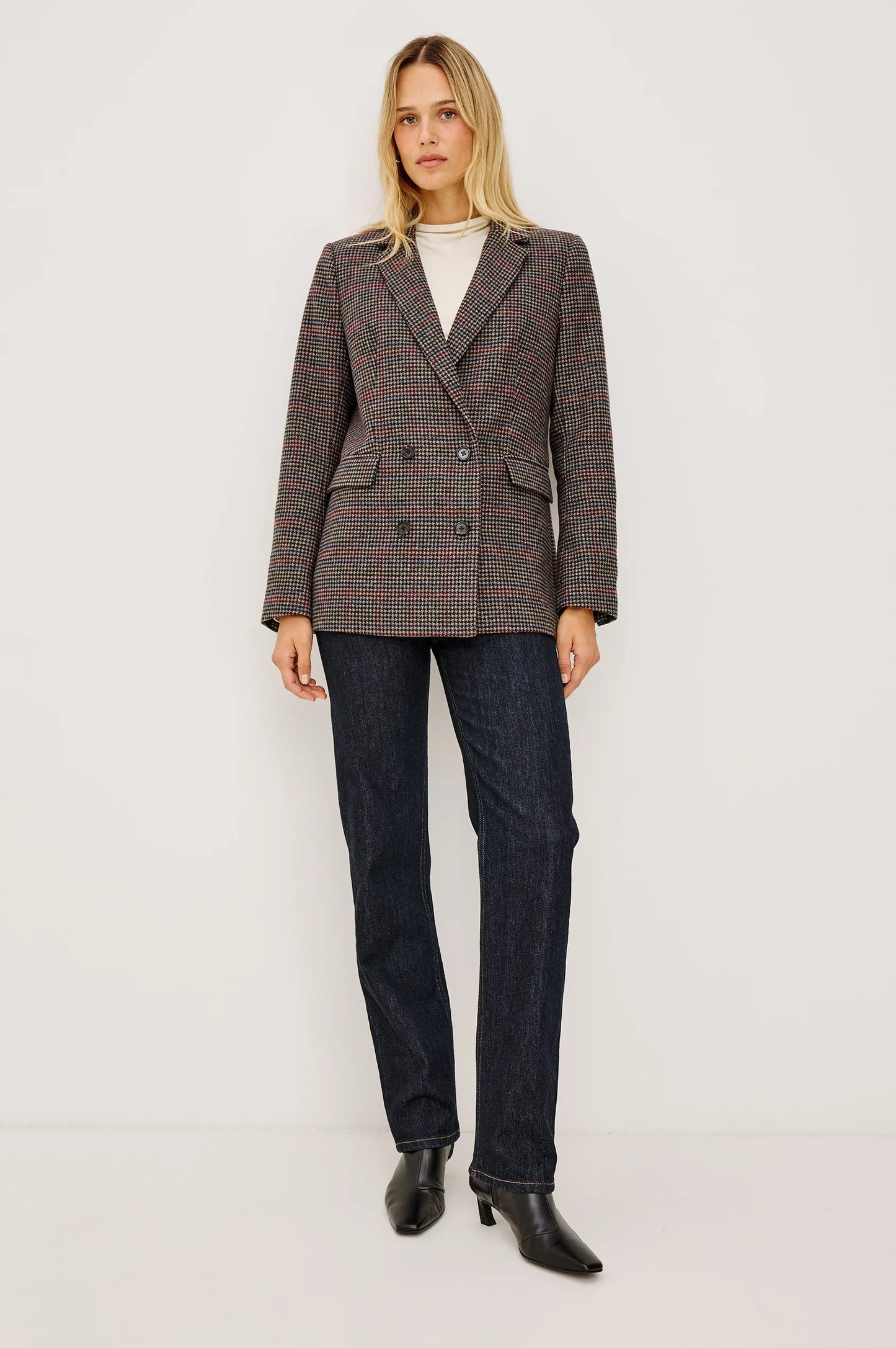 RAILS JAC BLAZER - OXFORD PLUM