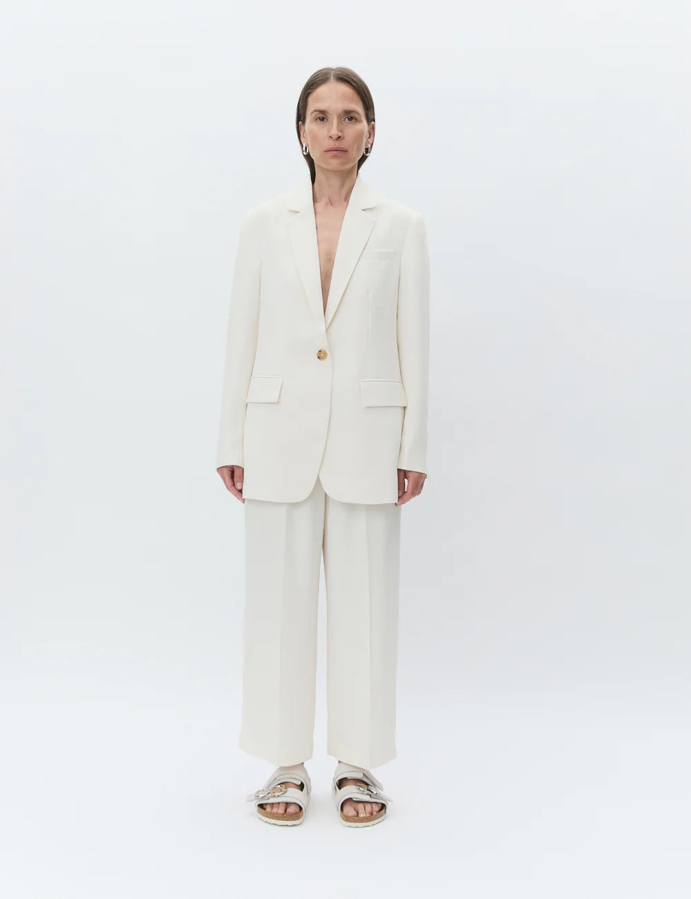 DAY BIRGER ET MIKKELSEN JONAH TROUSERS IVORY