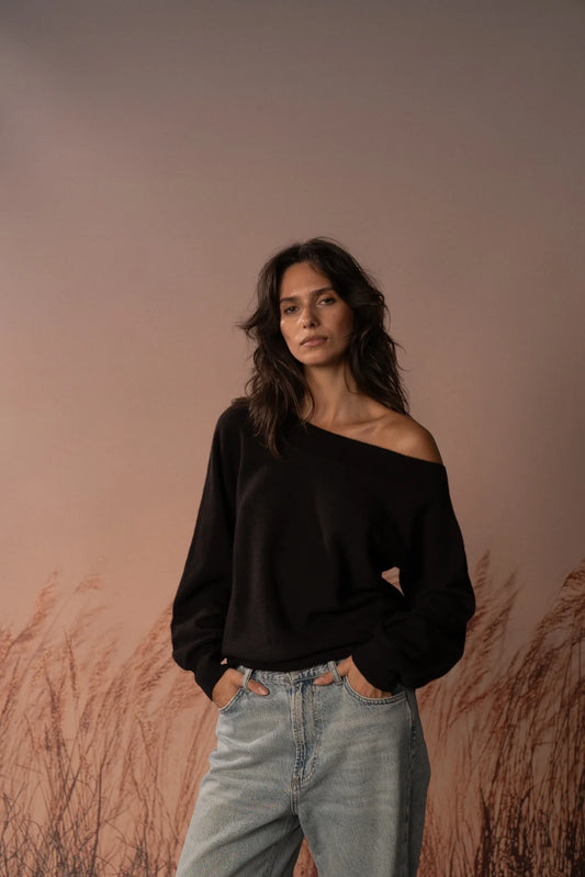 Colorush Livigno Off-Shoulder Cashmere Jumper Coco Loco