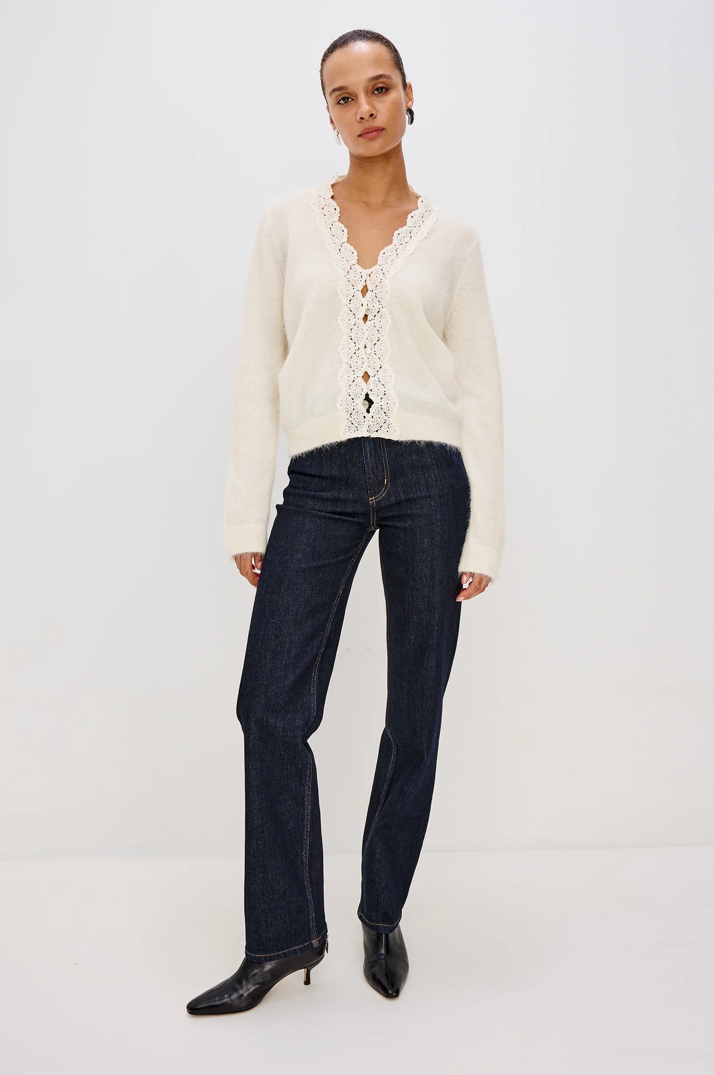 RAILS MER CARDIGAN IVORY