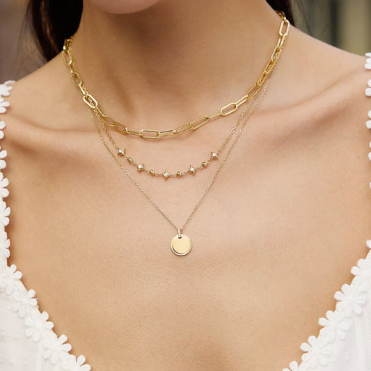 ANIA HAIE GOLD MEDIUM CHAIN NECKLACE