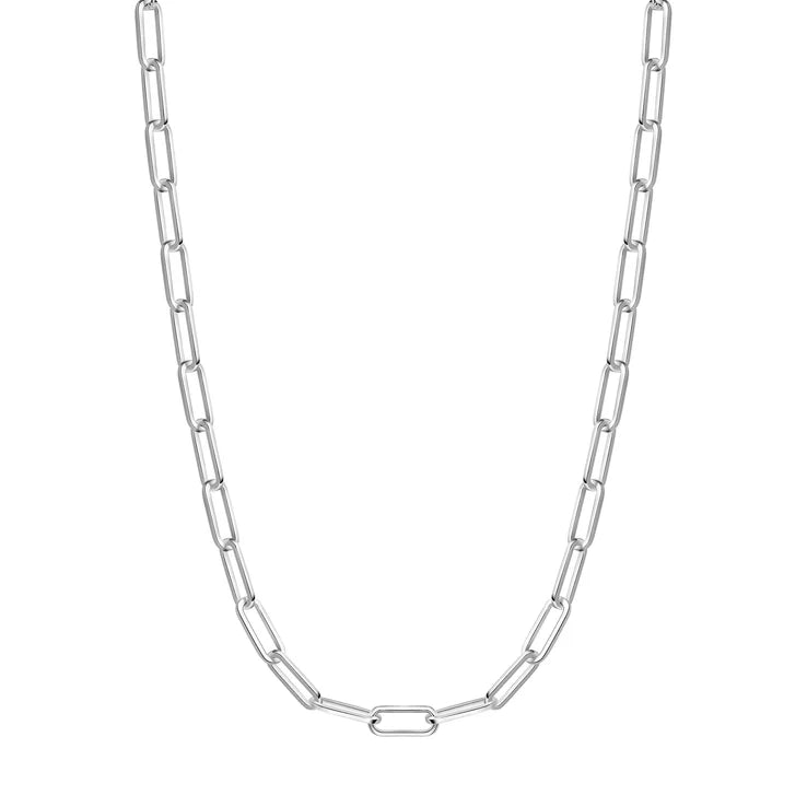 ANIA HAIE SILVER MEDIUM CHAIN NECKLACE