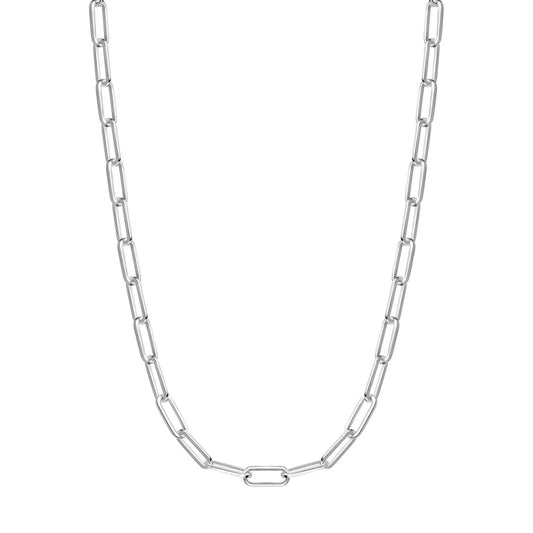 ANIA HAIE SILVER MEDIUM CHAIN NECKLACE