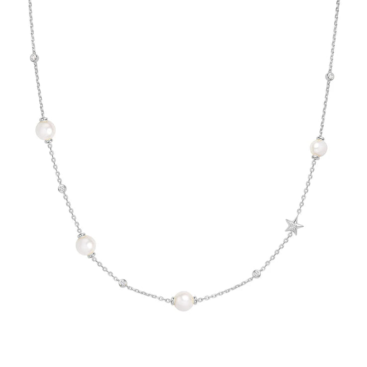 ANIA HAIE SHELL PEARL & STAR NECKLACE