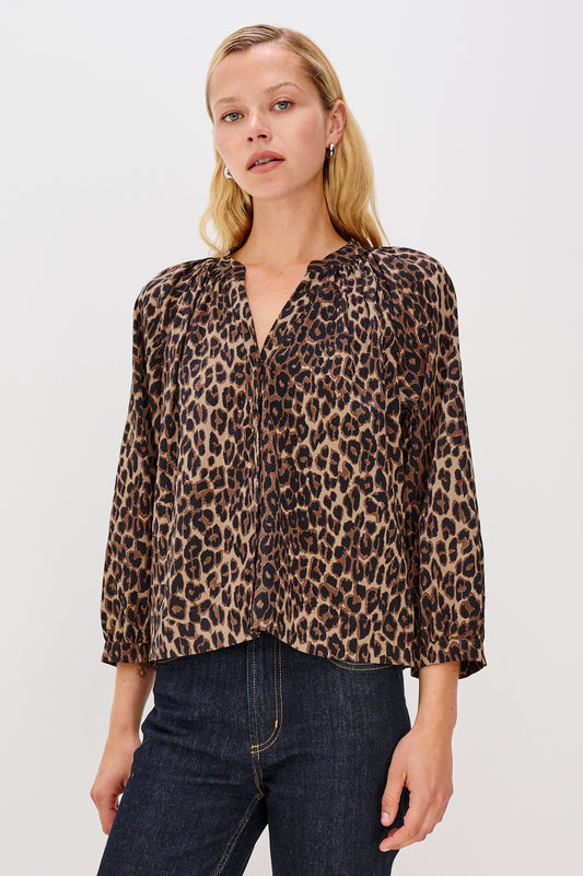 RAILS SAINT BROWN NALA TOP
