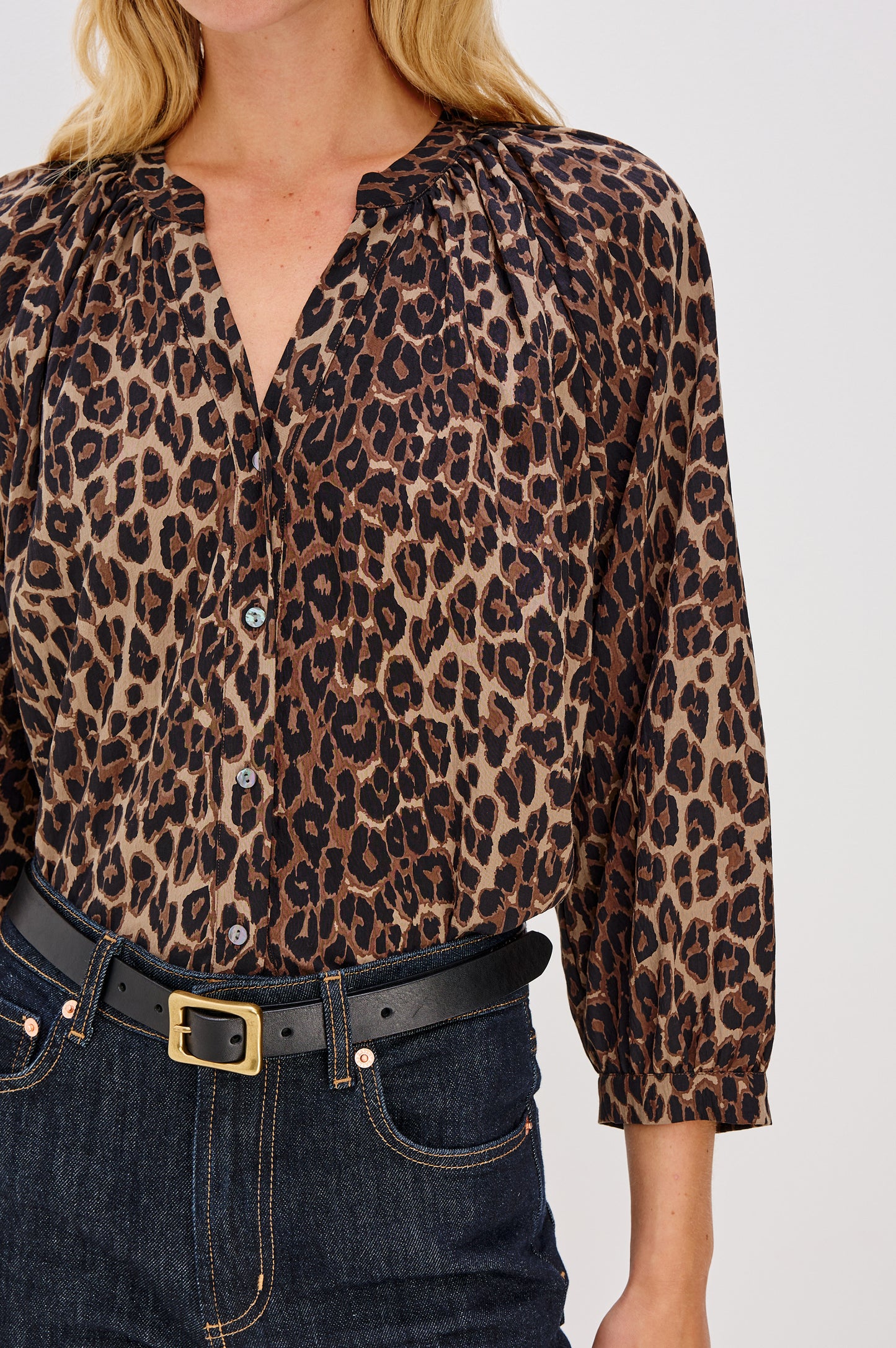 RAILS SAINT BROWN NALA TOP